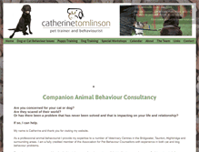 Tablet Screenshot of catherinetomlinson.com